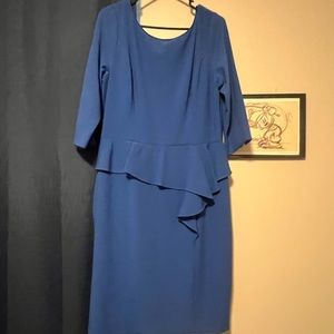 White House Black Market blue dress size 16. $25